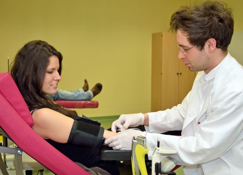 Blutspende in der Arbeitsagentur Jena   