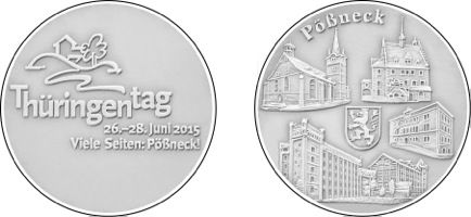 Thüringentags-Medaillen erhältlich