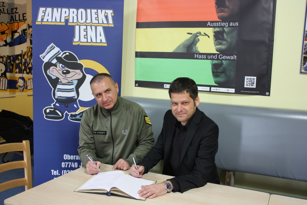 Fan-Projekt Jena und Thüringer Beratungsdienst schließen Kooperationsvertrag