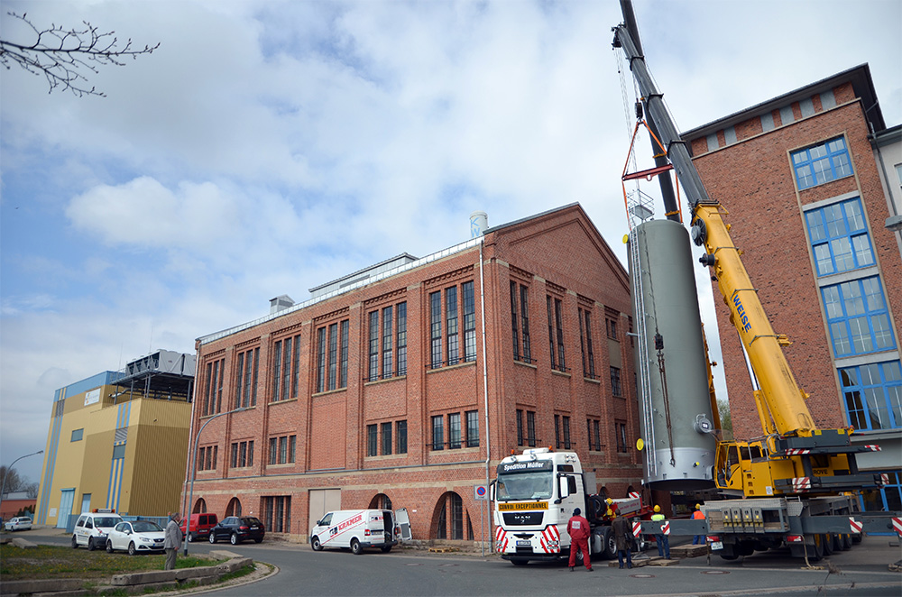 Biomasseheizkraftwerk in Hermsdorf erhält Warmwasserspeicher