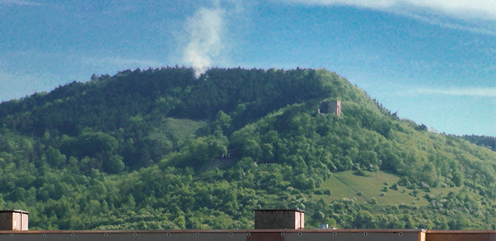 Brand an der Lobdeburg wahrscheinlich durch Einweggrill ausgelöst