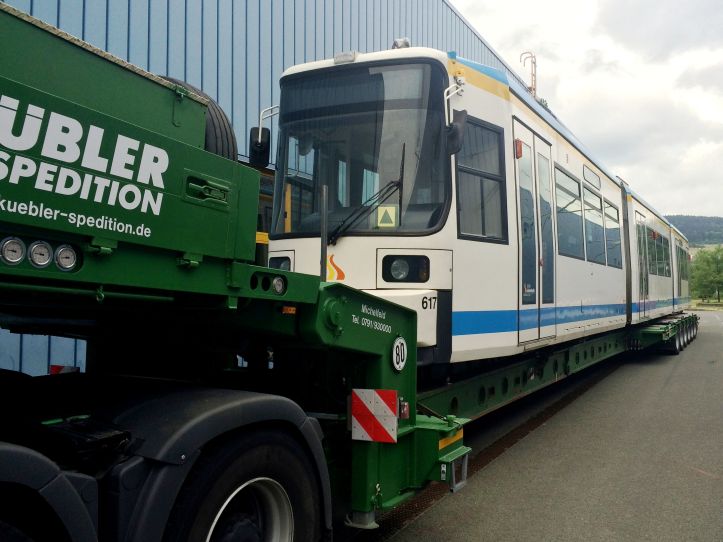 Reparierte Unfallbahn wieder zu Hause