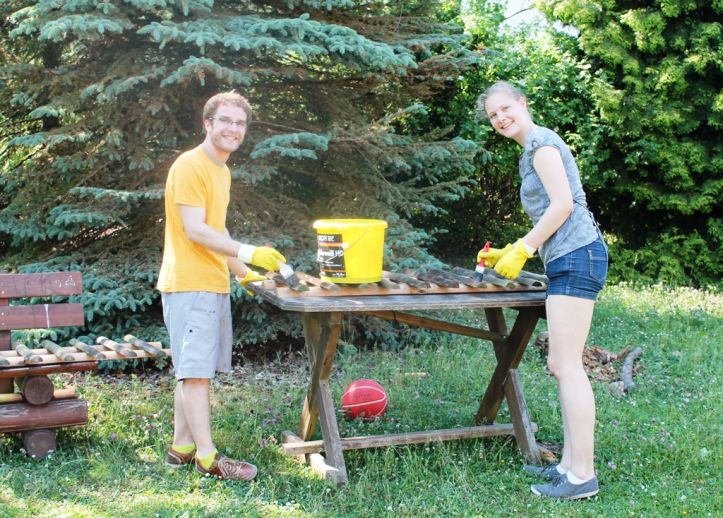 Freiwilligentag für Studenten im Kinderheim 