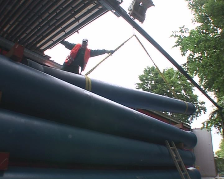 Neuer Mischwasserkanal in der Herderstraße