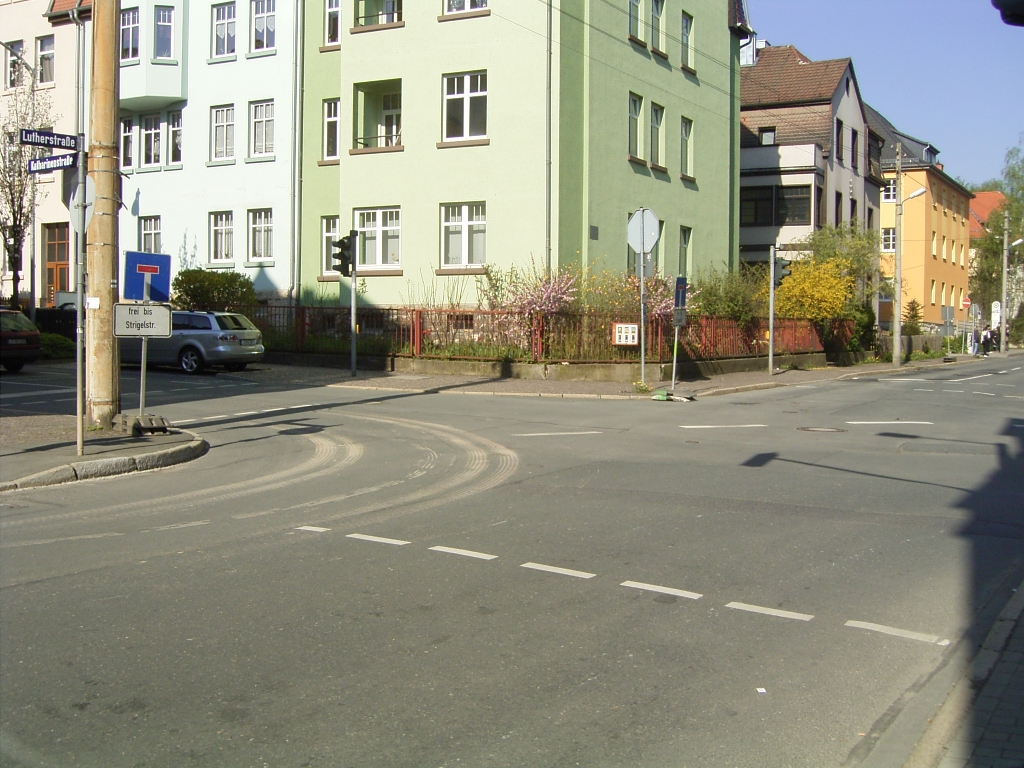 Kreuzung Lutherstraße / Katharinenstraße ab Montag wieder befahrbar
