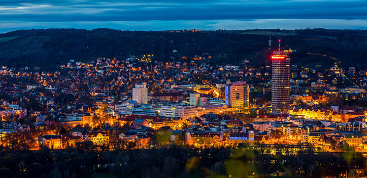 Ein Spaziergang durch die Lichtstadt Jena   