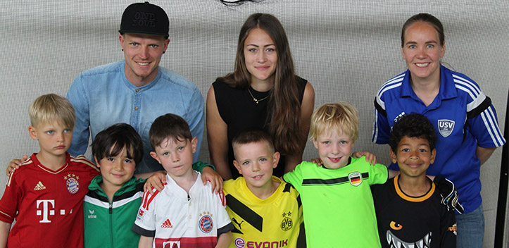 Eleni Frommann und René Eckardt unterstützen den Stifterlauf