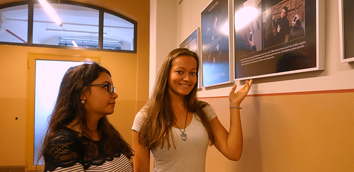 Stoy-Schule zeigt Ausstellung „Europa gegen Gewalt“