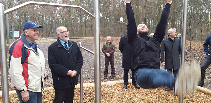 Trimm-Dich-Pfad am Landgrafen wieder eröffnet
