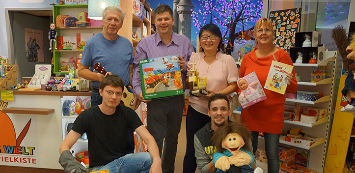 Spielzeugladen im Burgaupark gewinnt zweiten Preis bei der Wahl zum Fachgeschäft des Jahres 2016