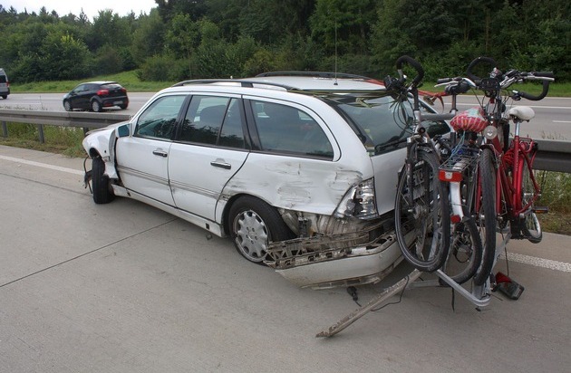 Leichtverletzte bei Unfall auf A 9
