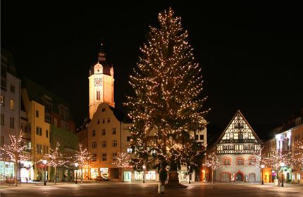 Christvesper auf dem Marktplatz