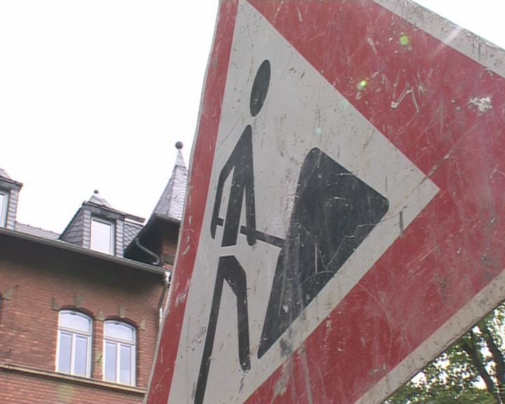Verkehrsbehinderungen an der Wiesenbrücke 