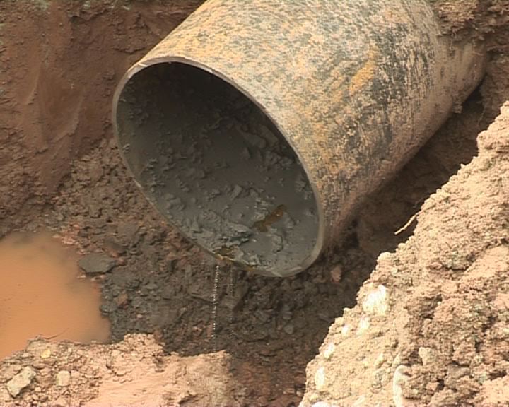 Leitungsbau in der Schützenhofstraße