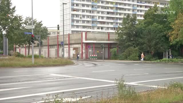 Abrissprojekt: Die Arbeiten an der alten Kaufhalle in Lobeda-West schreiten weiter voran