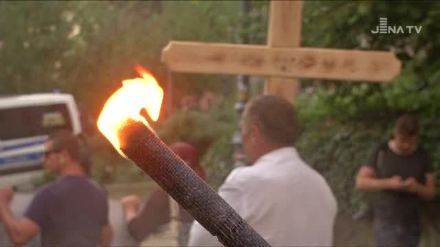 Protest artikuliert: Gegen den THÜGIDA-Aufmarsch gingen 3 500 Jenaer auf die Straße