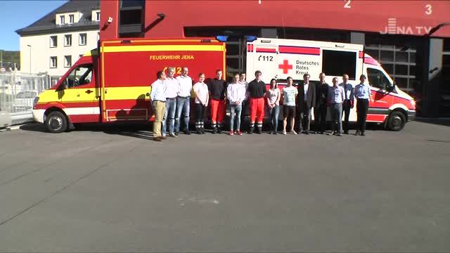 Gerüstet für den Notfall: Junge Menschen begannen ihre Sanitäterausbildung