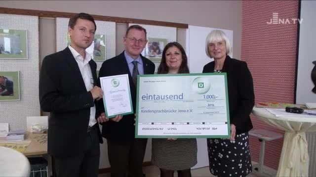 Verein ausgezeichnet: Die Kindersprachbrücke Jena erhielt den Deichmann-Förderpreis für Integration