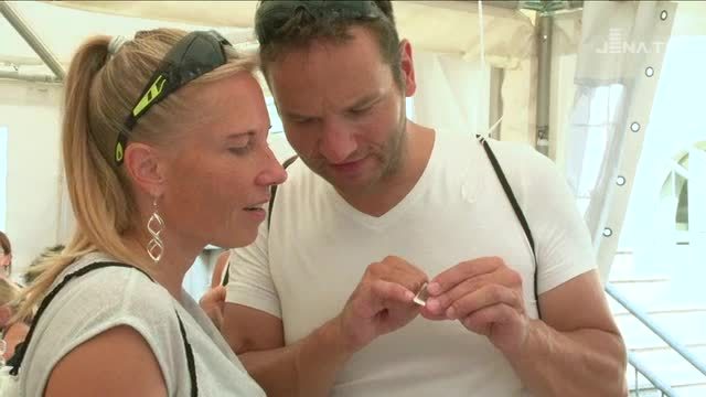 Prominenter Jubilar: Im Stadtzentrum wurde der 200. Geburtstag von Carl Zeiß gefeiert