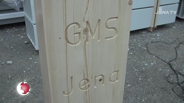 Es geht voran: Auf der Schul-Großbaustelle am Jenzigweg wurde Richtfest gefeiert