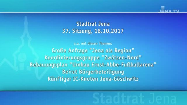 Stadtratssitzung vom 18.10.2017