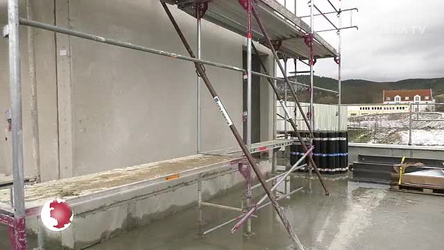 Baufortschritt: In Lobeda-Ost geht es mit den Arbeiten am Haus EKKstein voran