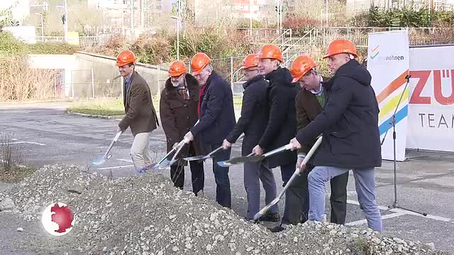 Spatenstich: Beim jenawohnen-Neubau in der Kastanienstraße entsteht Jenas erstes Nachwende-Hochhaus