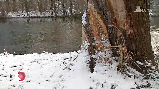 Einstimmung für Winterferien: Selbst in der Innenstadt finden sich noch Schneereste