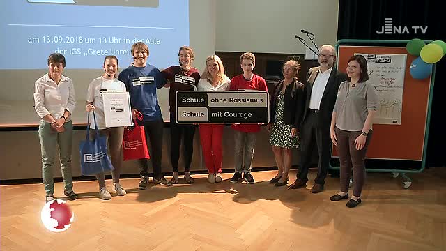 Schule ohne Rassismus: Die Integrierte Gesamtschule „Grete Unrein“ erhielt einen besonderen Titel 