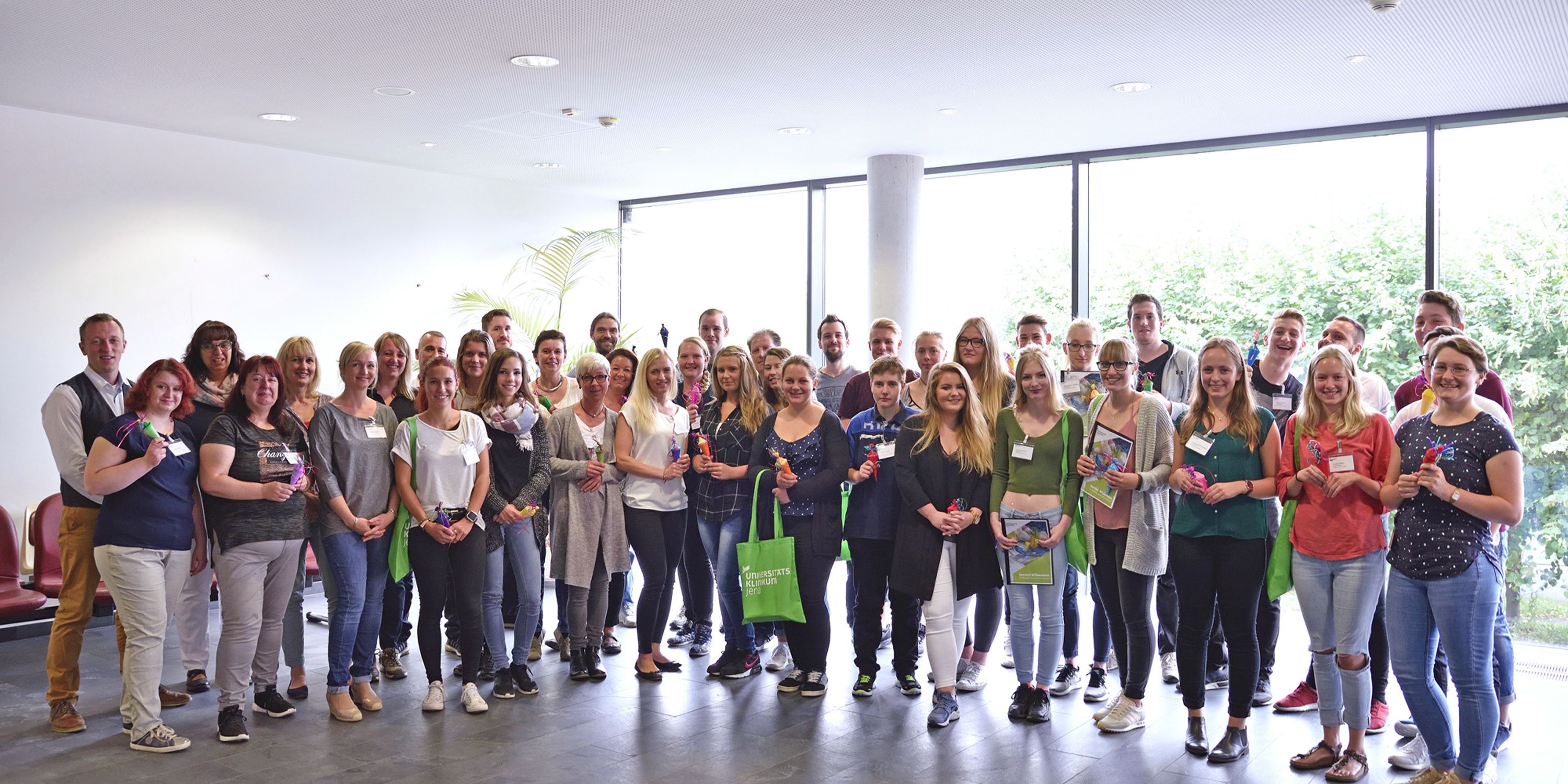 68 neue Azubis für das Uniklinikum Jena