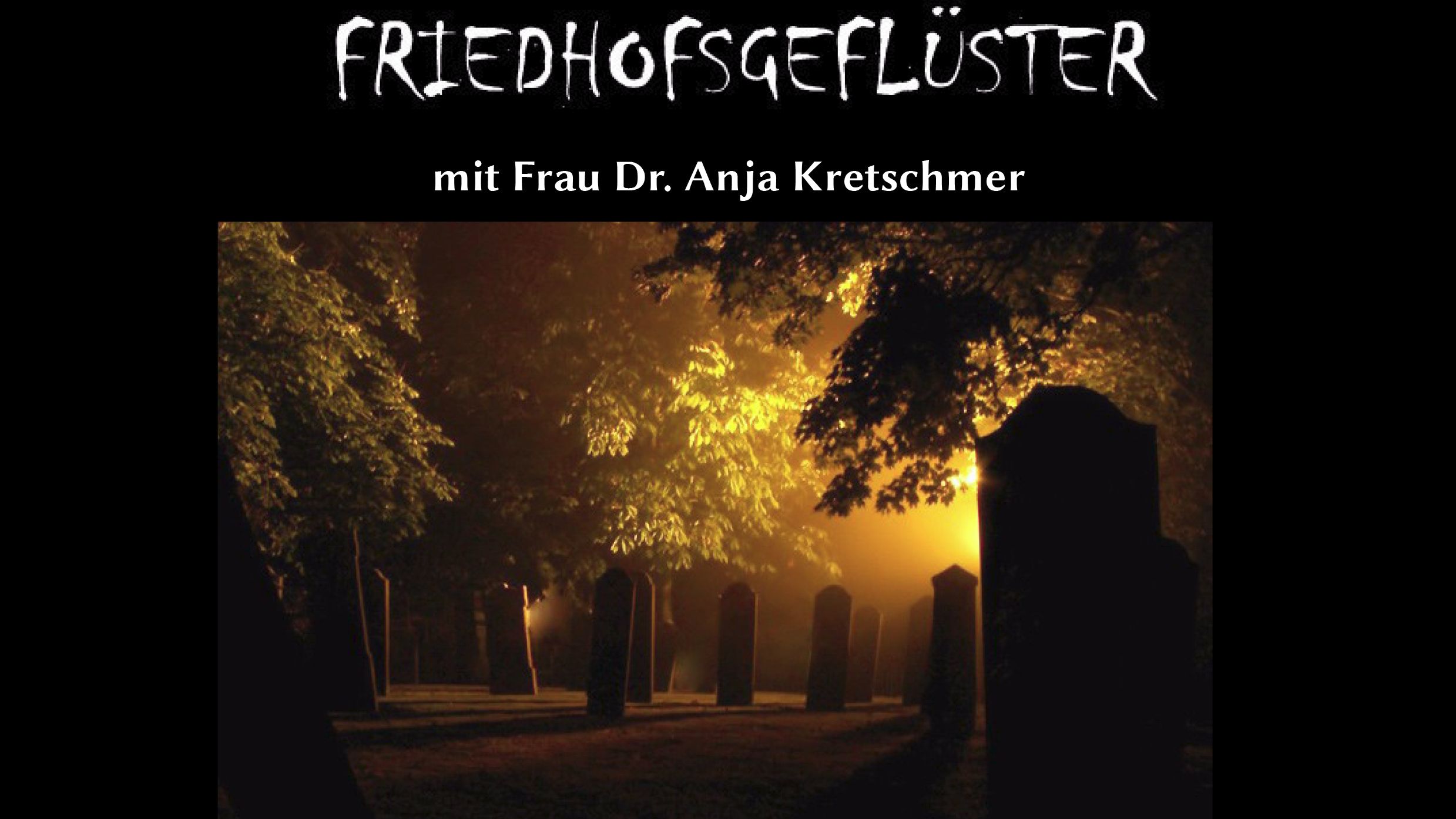 Erlebnisführung auf Nordfriedhof