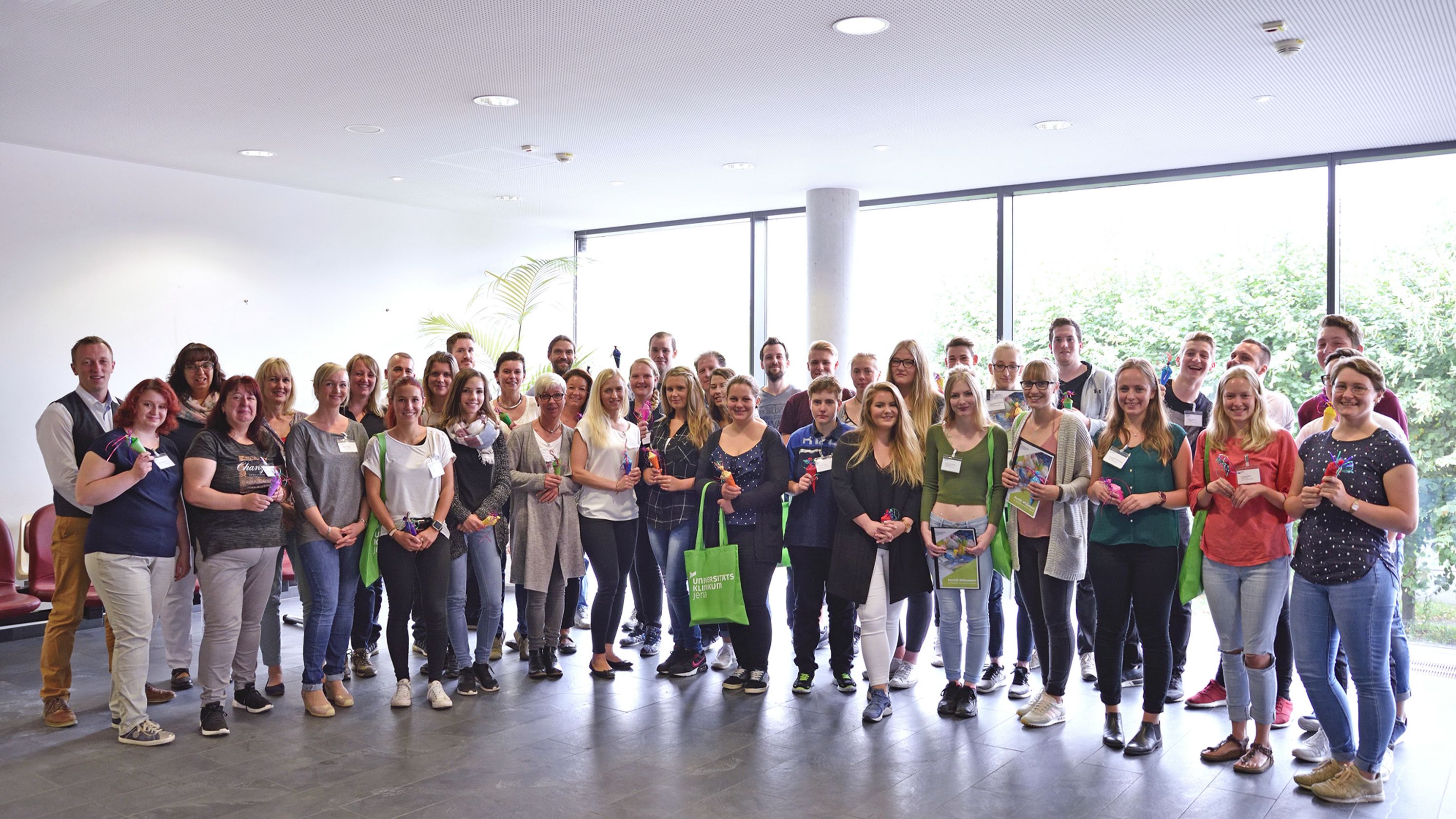 68 neue Azubis für das Uniklinikum Jena