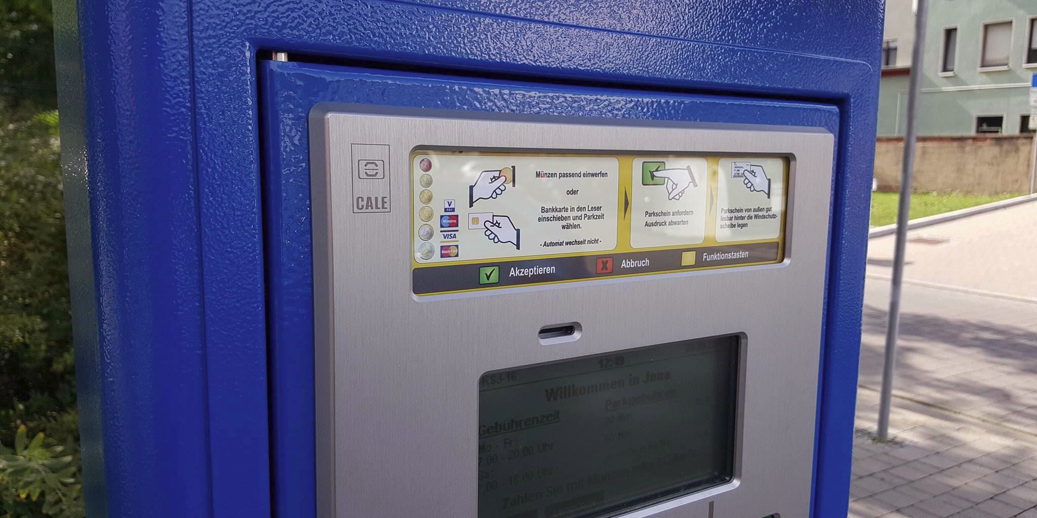 EC- und Kreditkarten-Zahlung für Parkscheine in Jena EC- und Kreditkarten-Zahlung für Parkscheine in Jena