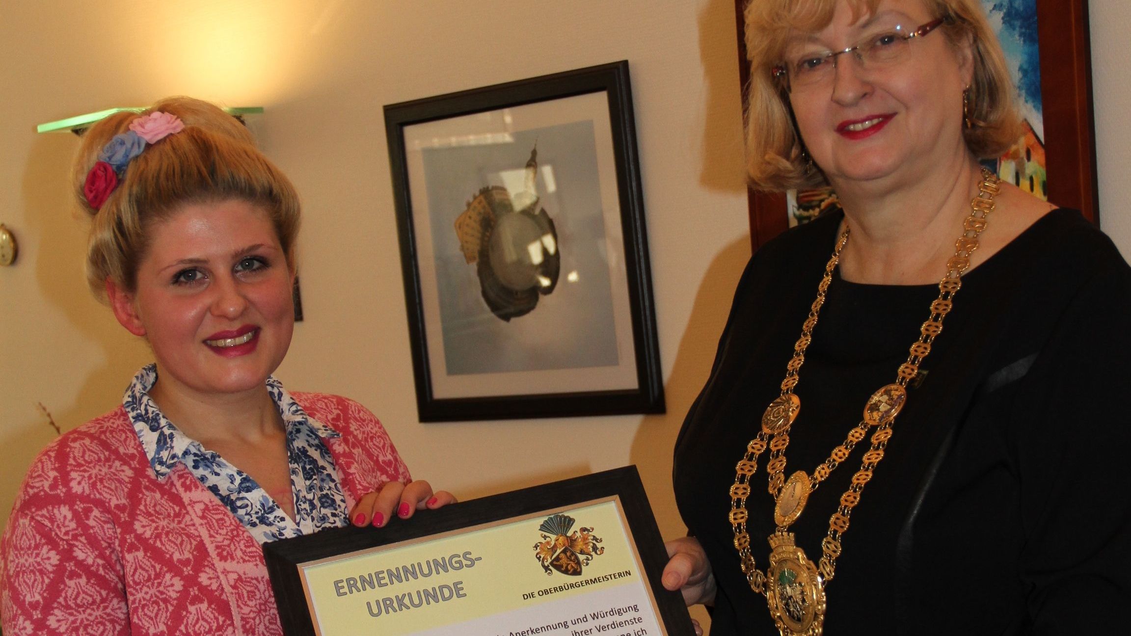 Lisa Angermann ist Botschafterin der Stadt Gera 