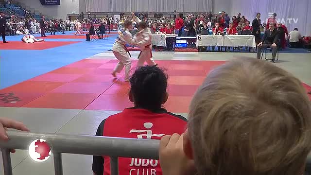 Gekämpft: Beim Sparkassenpokal der Nachwuchsjudokas gab es einen Titel für Jena