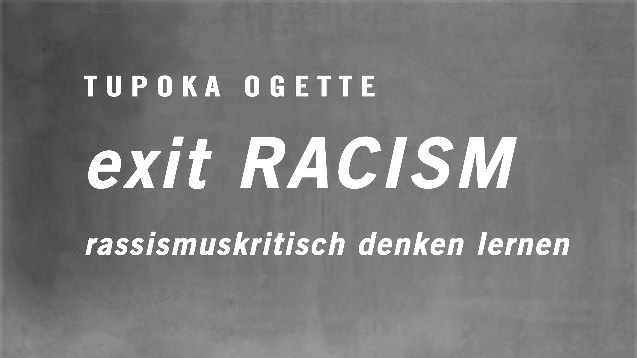 Lesung zur Rassismusdenken am Mittwoch im Theaterhaus