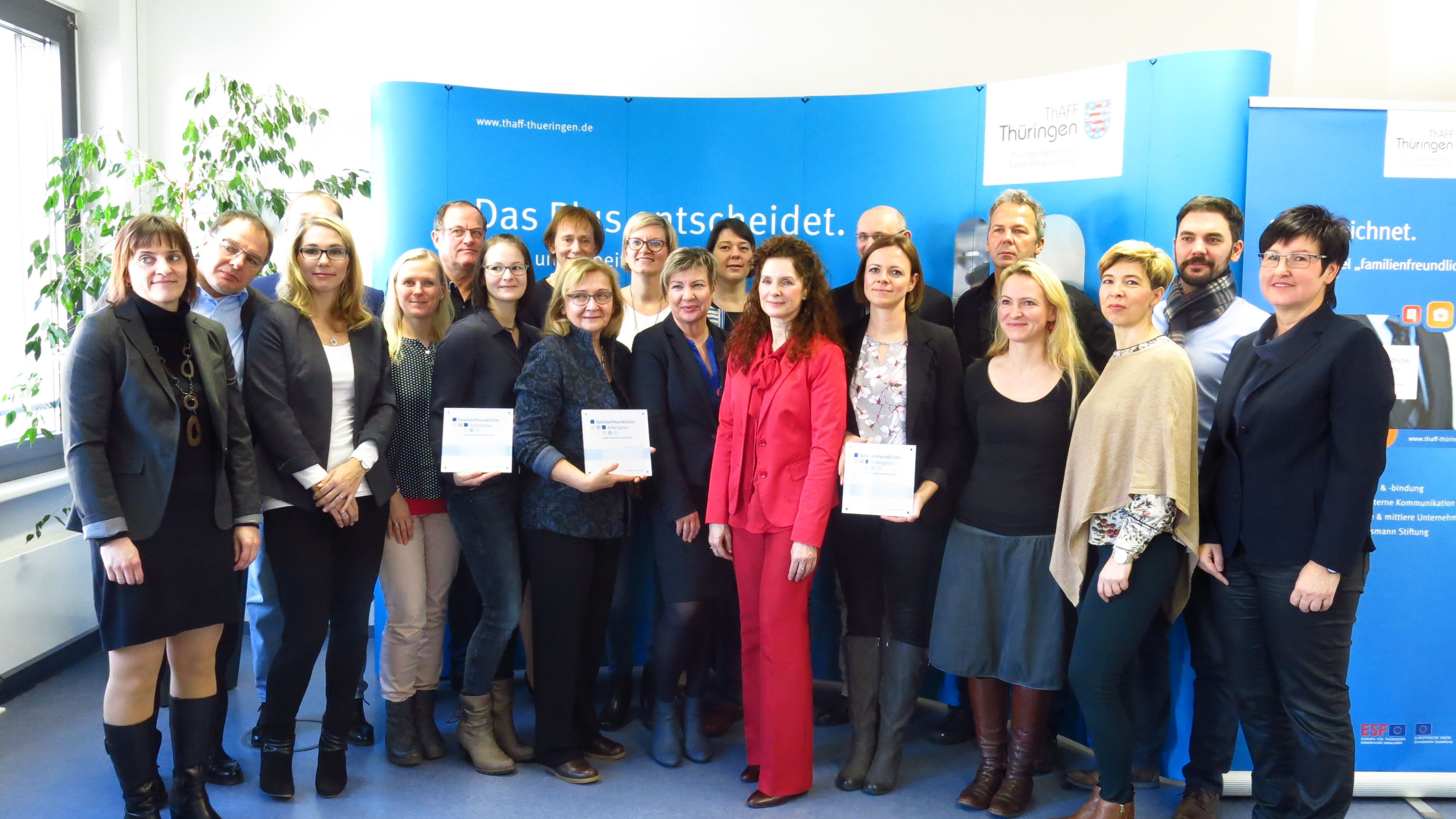 Freistaat zeichnet Jenaer Unternehmen für Familienfreundlichkeit aus