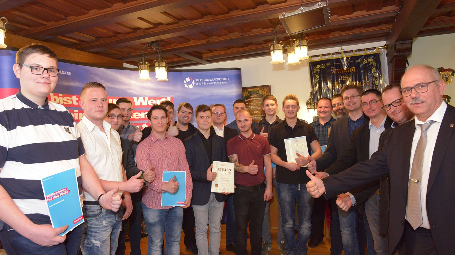 Jenaer Kreishandwerkschaft spricht Gesellen frei