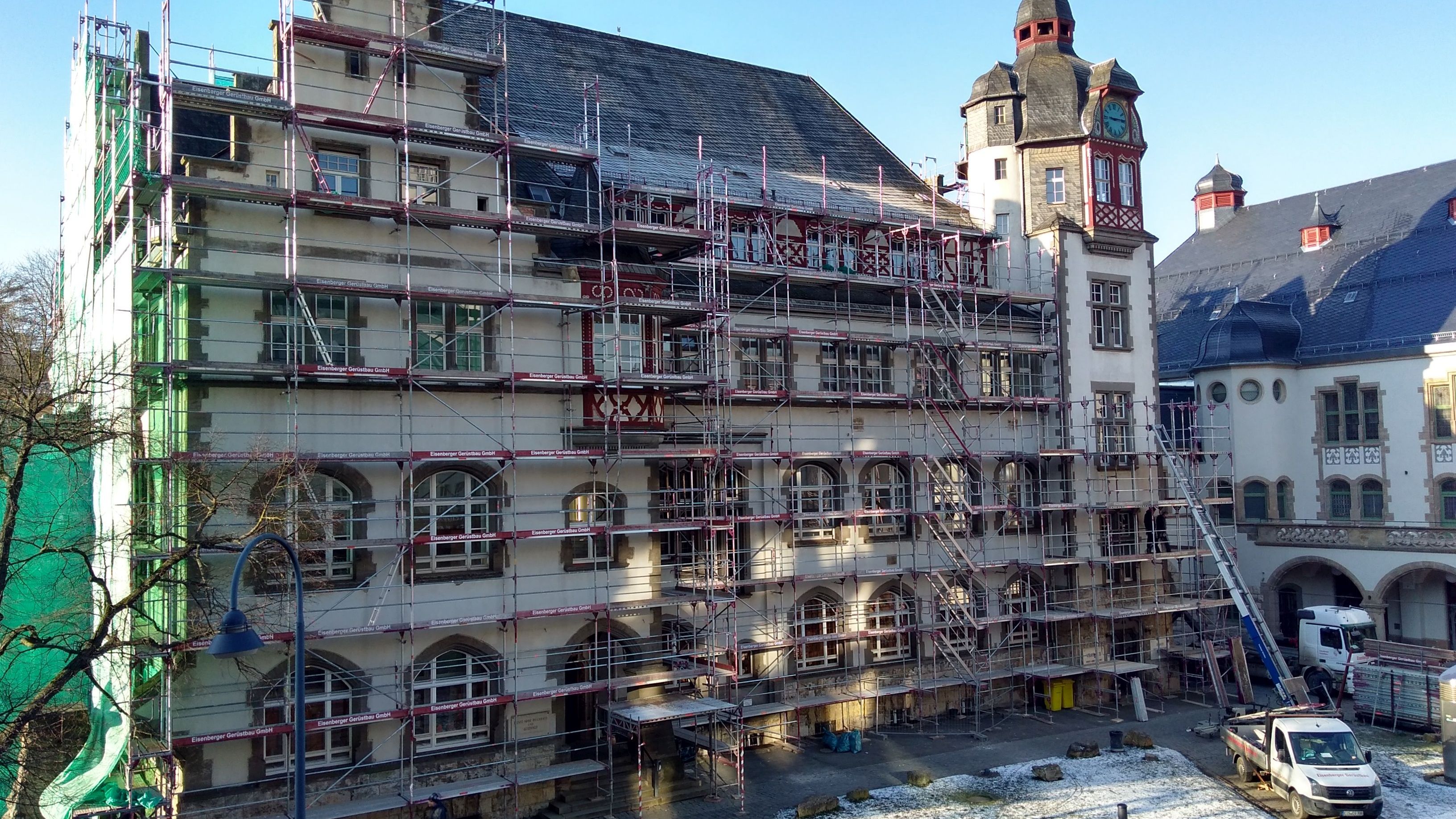 Sanierung am Volkshaus geht weiter