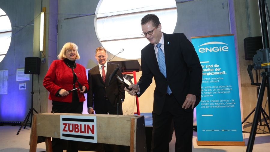 Richtfest im Heizkraftwerk Gera-Tinz