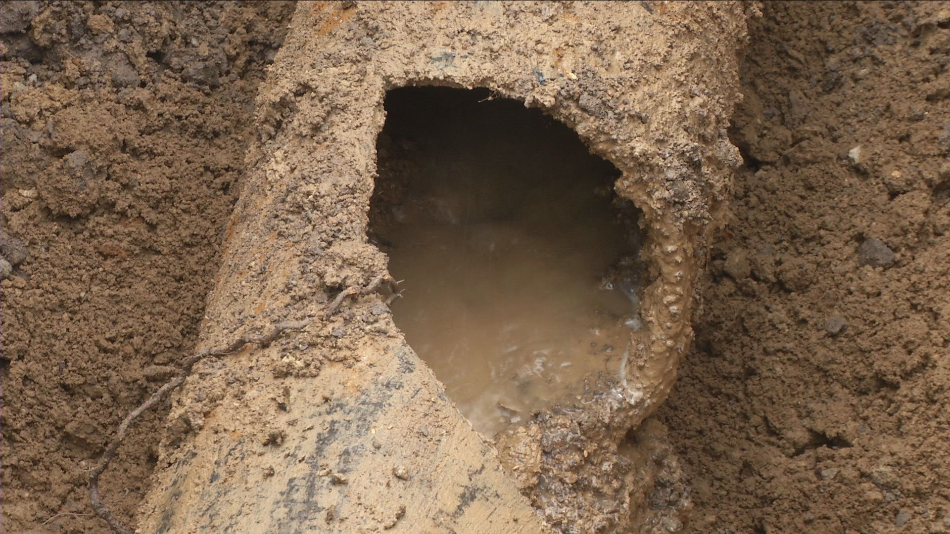 Wasserrohrbruch in Jena