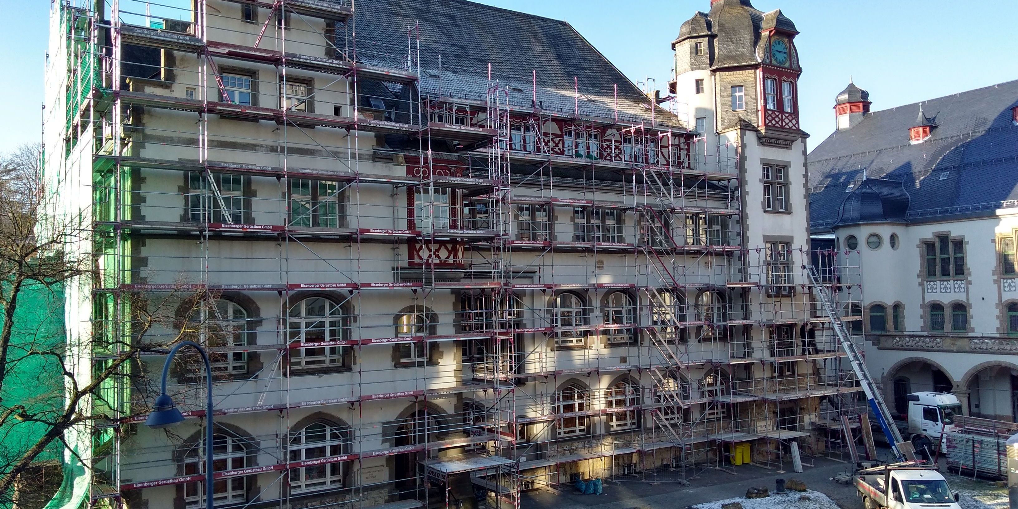 Sanierung am Volkshaus geht weiter