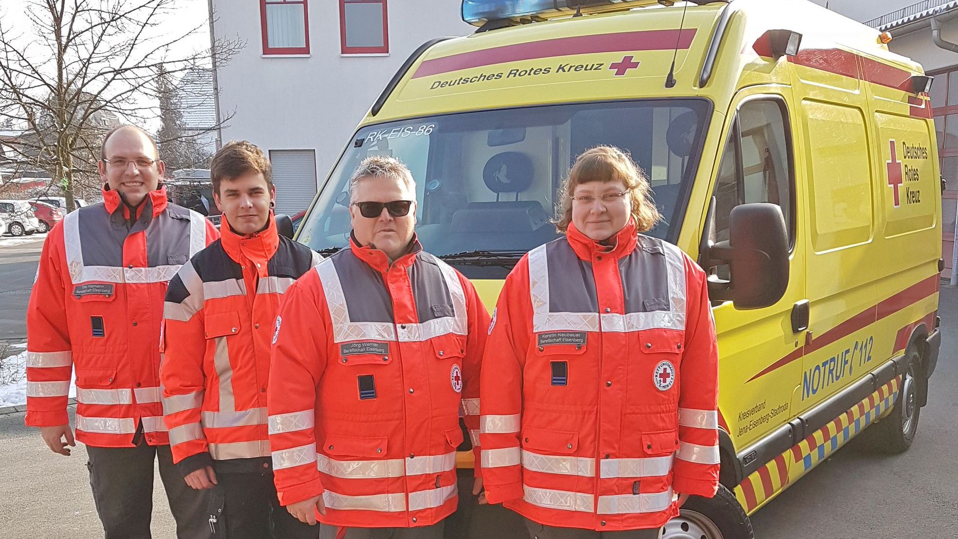 DRK-Sanitäter in Karnevalshochburg im Einsatz