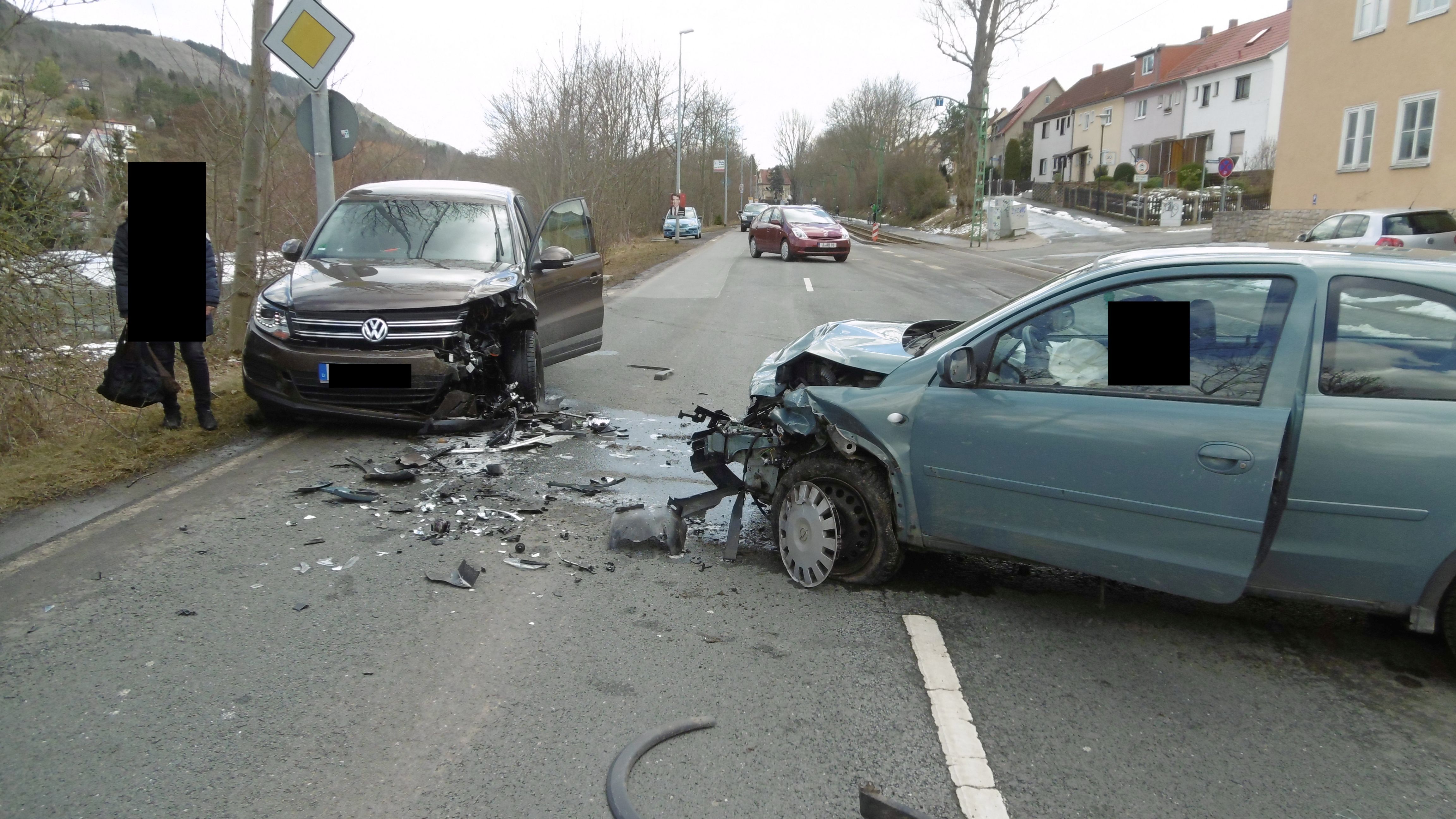 20 000 Euro Schaden bei Unfall