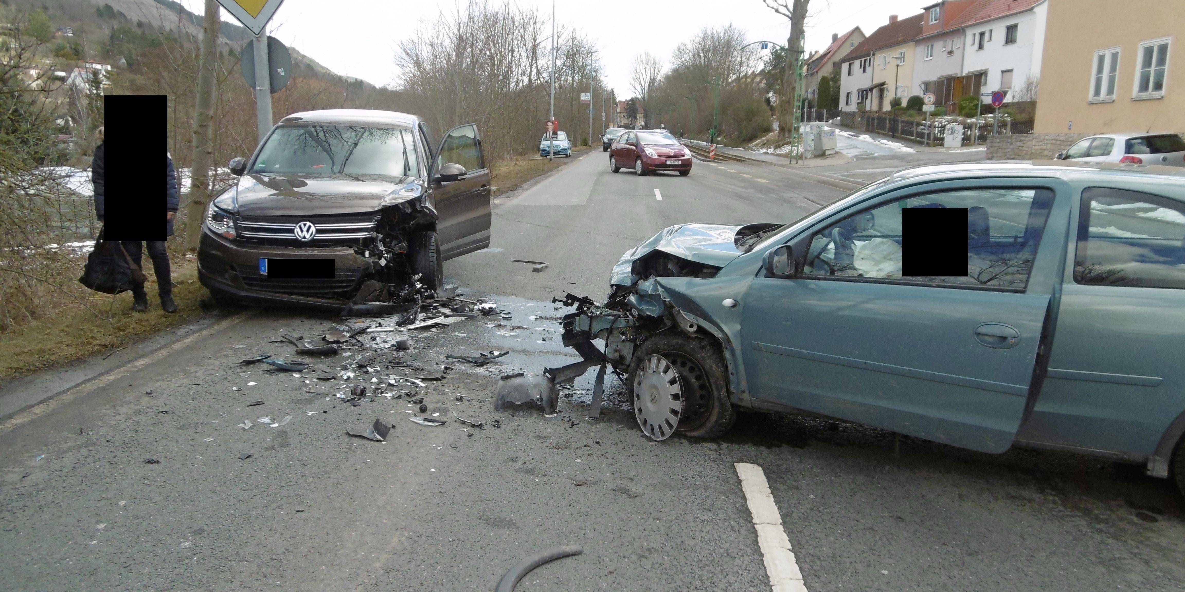 20 000 Euro Schaden bei Unfall