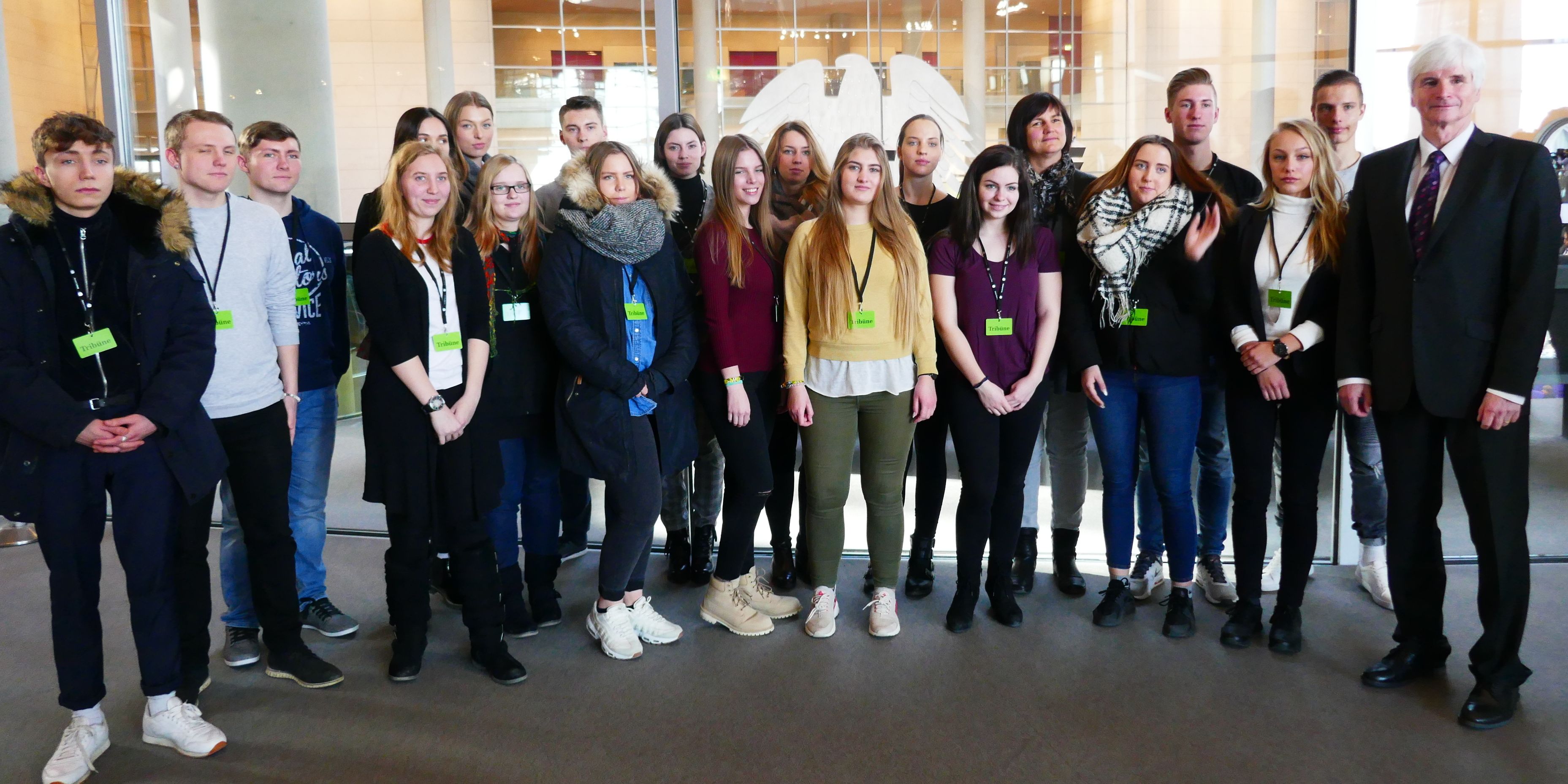 Jenaer Schüler trafen MdB Selle in Berlin 