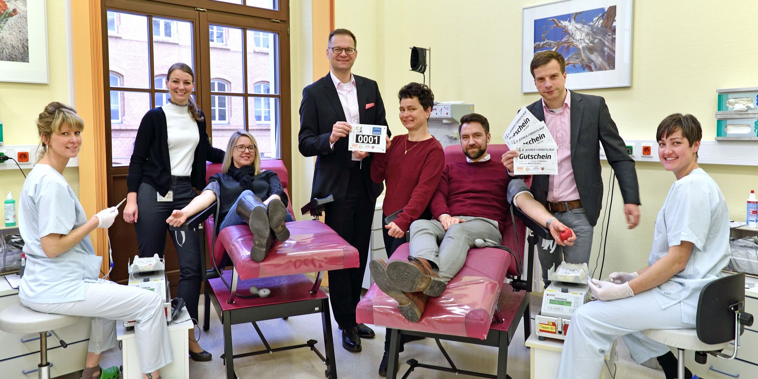 Mit einer Blutspende zum Jenaer Firmenlauf 