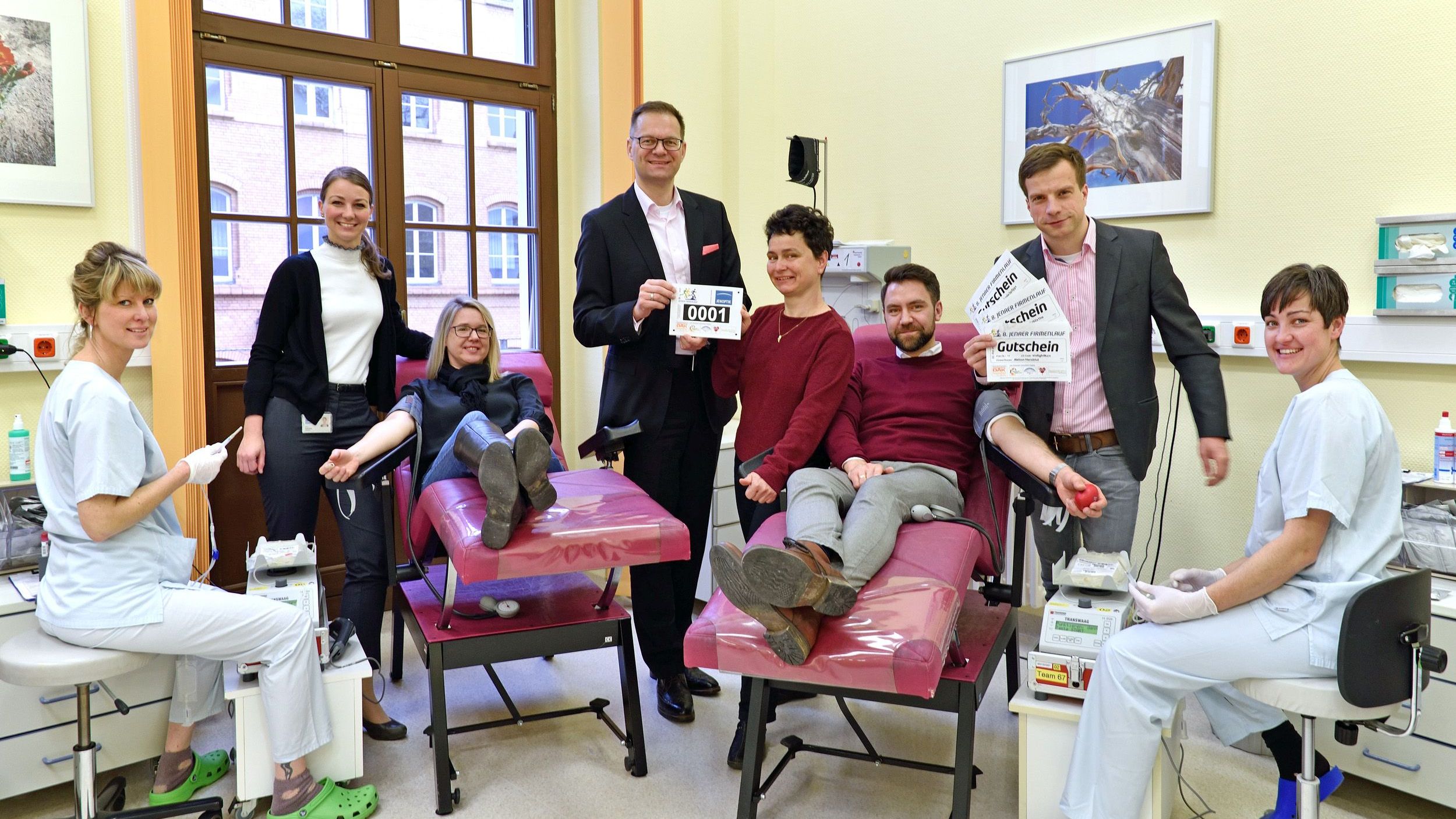 Mit einer Blutspende zum Jenaer Firmenlauf 