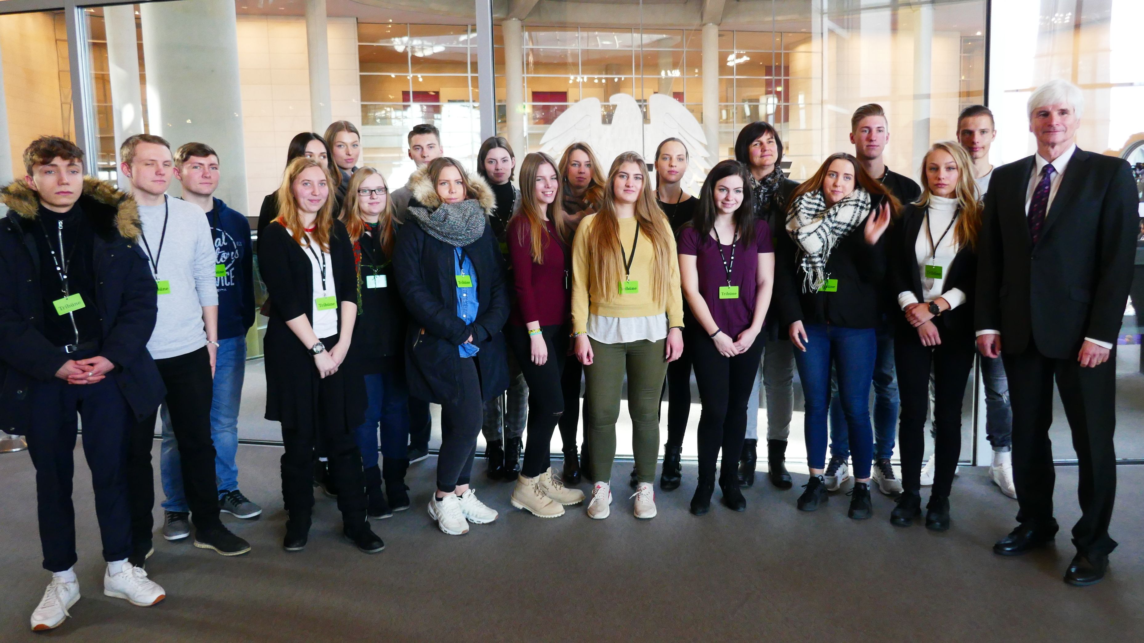 Jenaer Schüler trafen MdB Selle in Berlin 