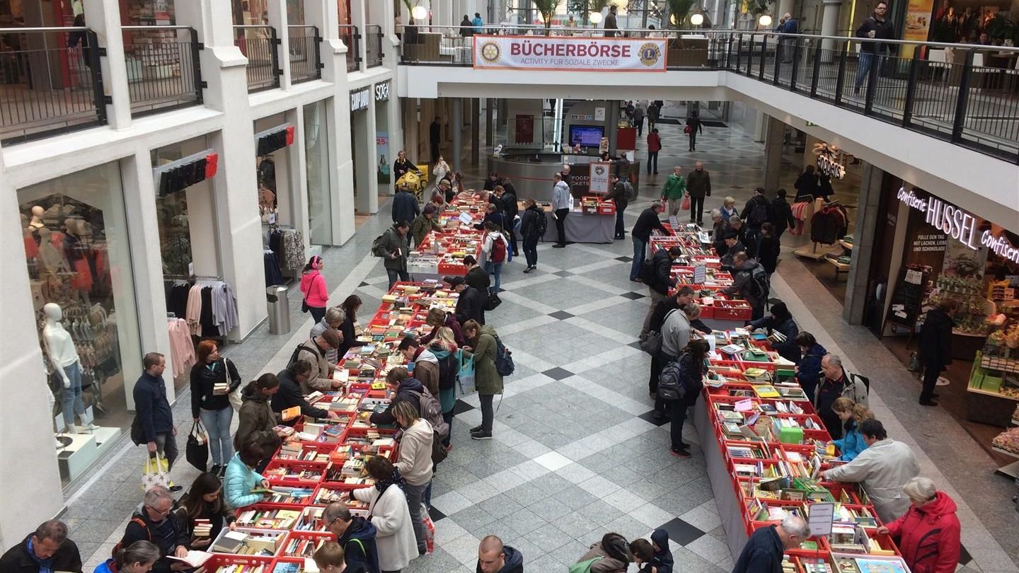 Bücherbörse in der Goethe Galerie